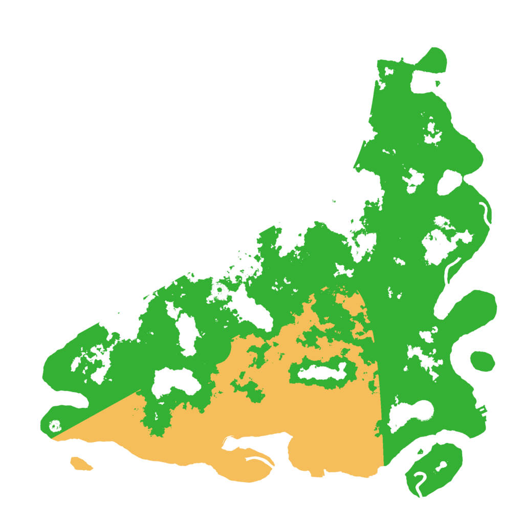 Biome Rust Map: Procedural Map, Size: 4500, Seed: 11000