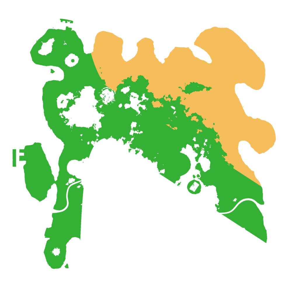 Biome Rust Map: Procedural Map, Size: 3450, Seed: 99113112