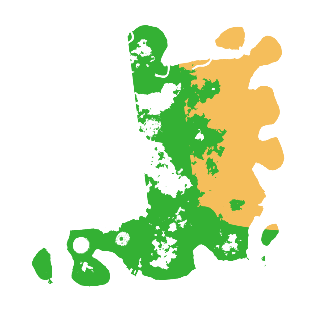 Biome Rust Map: Procedural Map, Size: 3400, Seed: 7830497