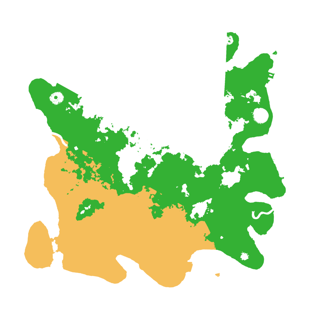 Biome Rust Map: Procedural Map, Size: 3600, Seed: 38336146