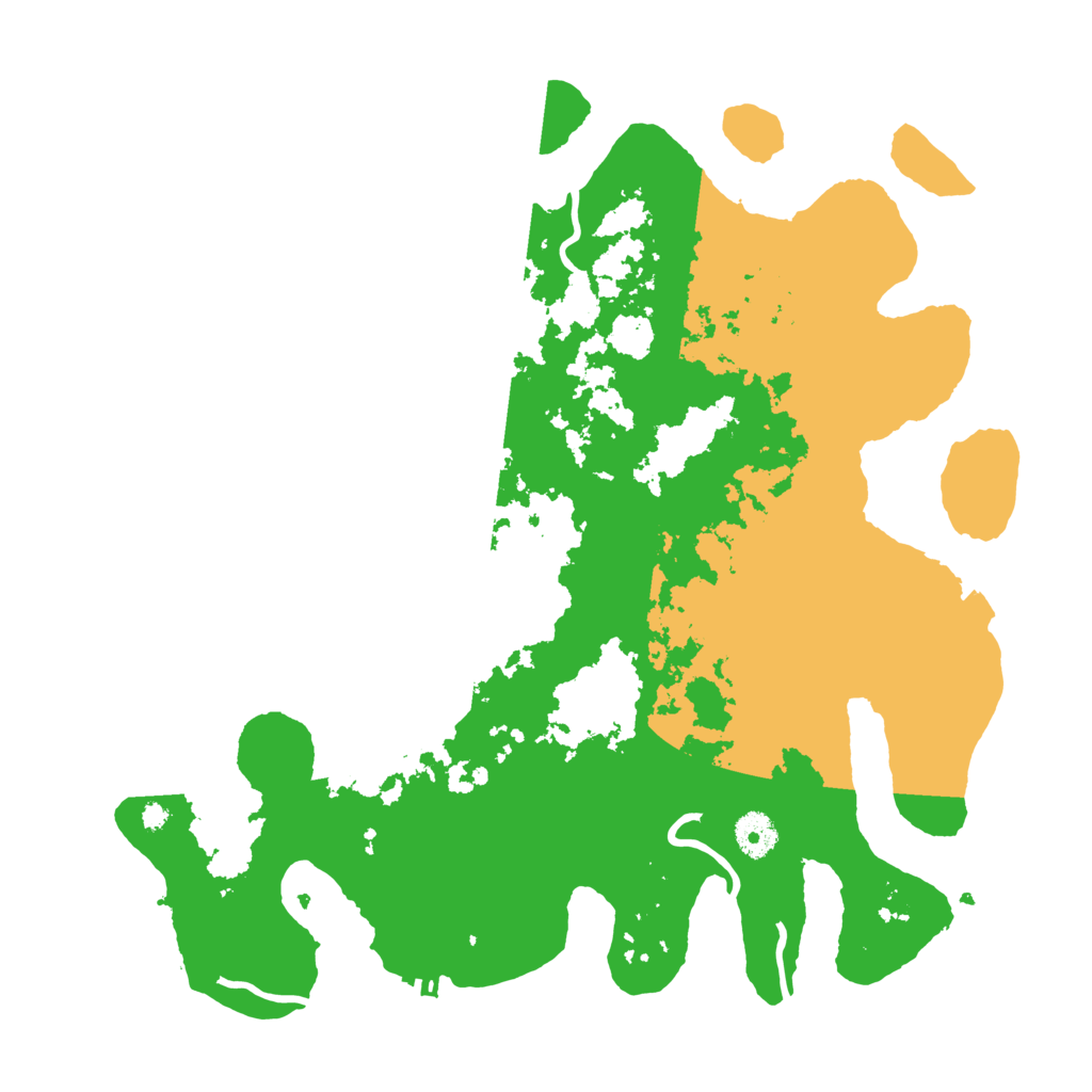 Biome Rust Map: Procedural Map, Size: 3800, Seed: 545454