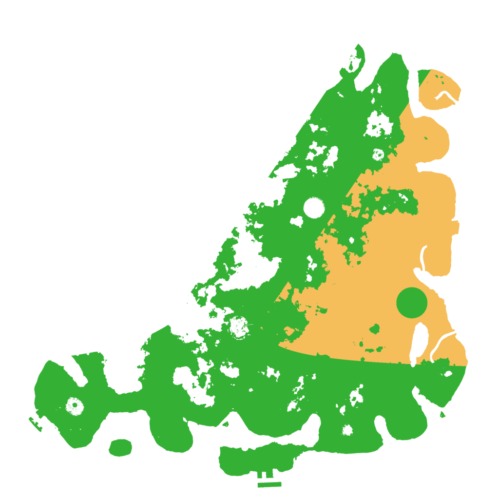 Biome Rust Map: Procedural Map, Size: 4250, Seed: 58780599