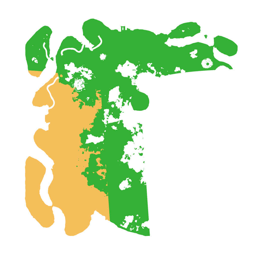 Biome Rust Map: Procedural Map, Size: 3700, Seed: 75503148