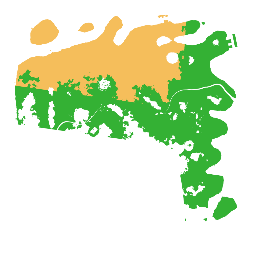 Biome Rust Map: Procedural Map, Size: 3900, Seed: 93937776