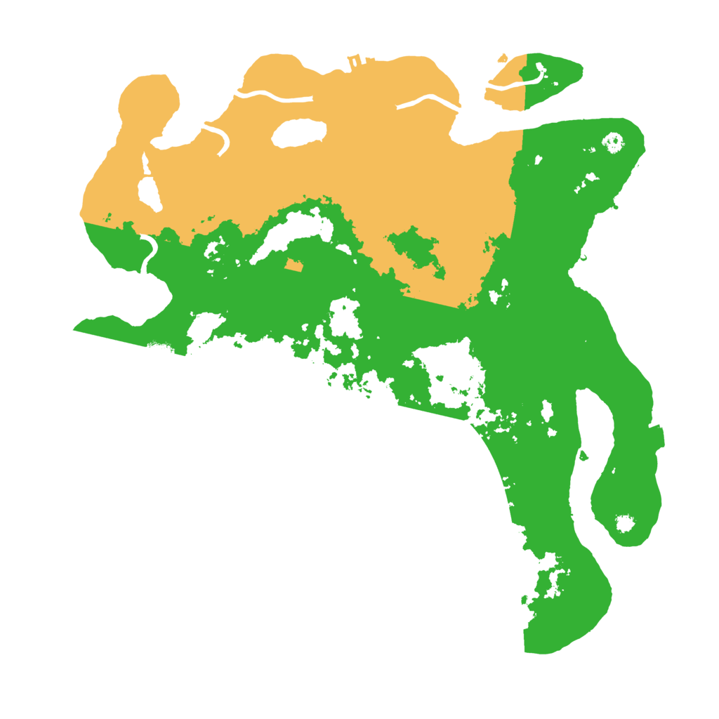 Biome Rust Map: Procedural Map, Size: 3650, Seed: 63230138