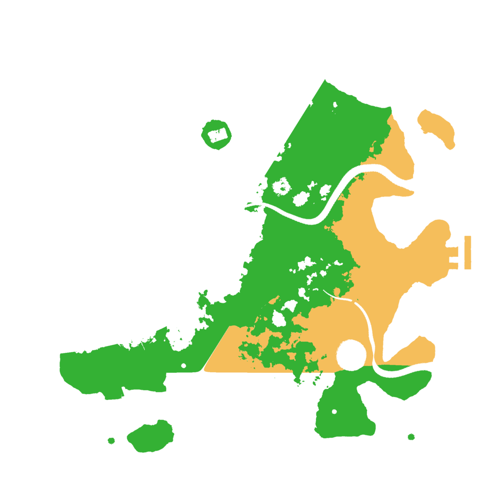 Biome Rust Map: Procedural Map, Size: 3000, Seed: 559601537