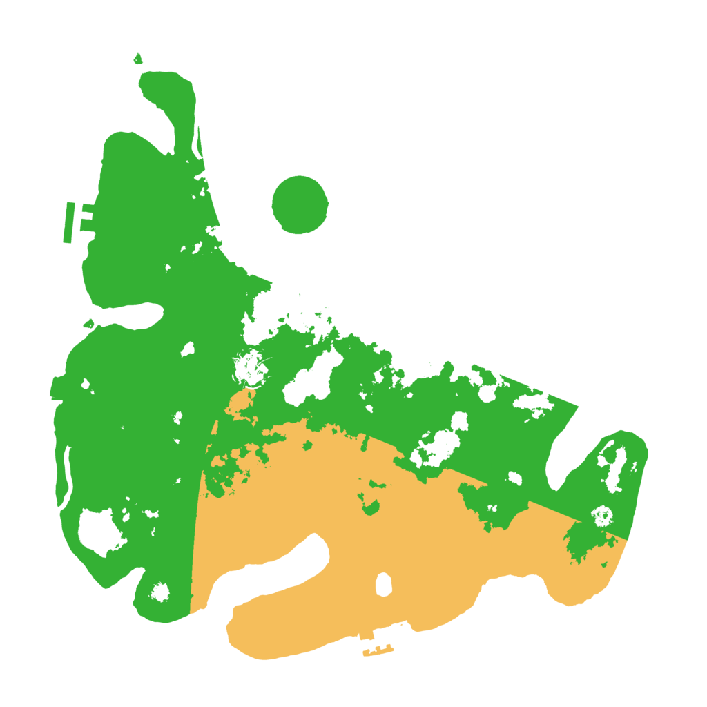 Biome Rust Map: Procedural Map, Size: 3500, Seed: 45029847