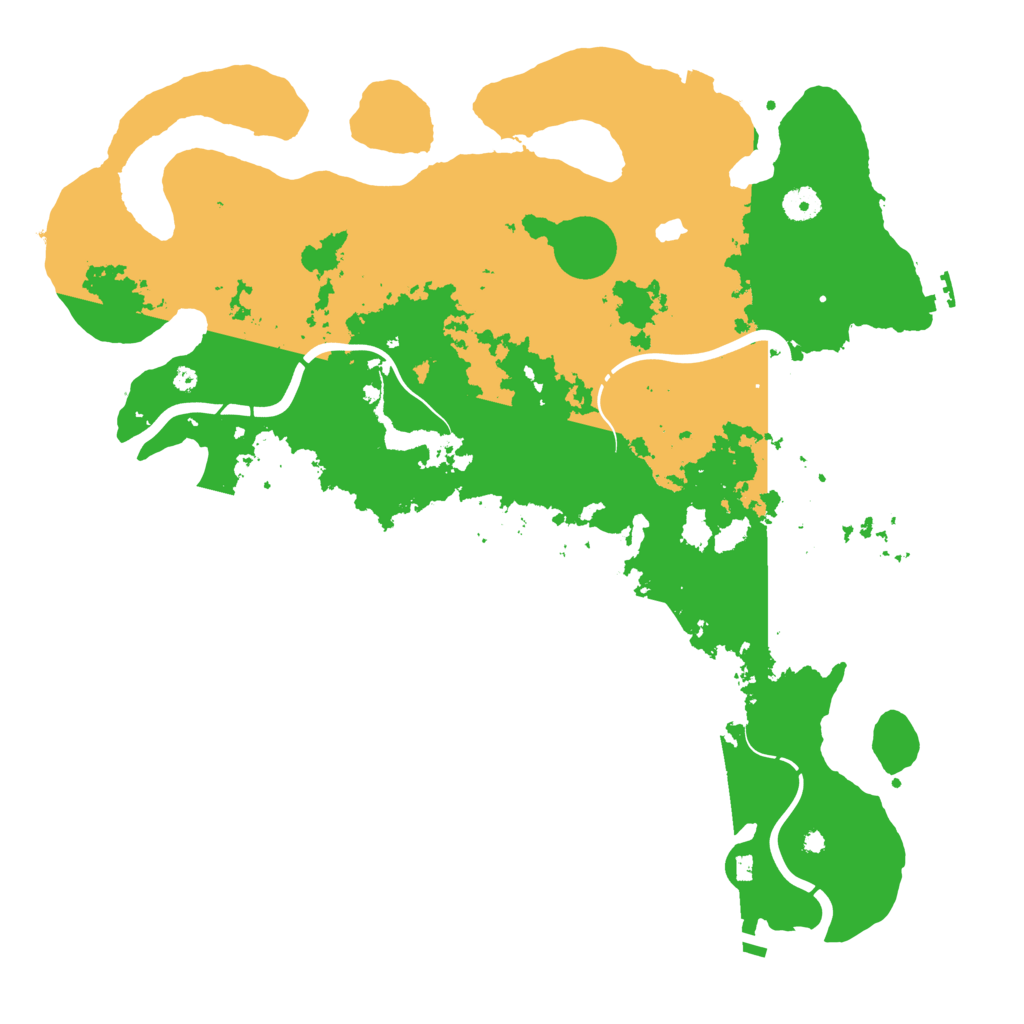 Biome Rust Map: Procedural Map, Size: 4300, Seed: 474764
