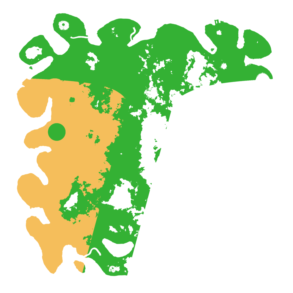 Biome Rust Map: Procedural Map, Size: 4400, Seed: 20125172