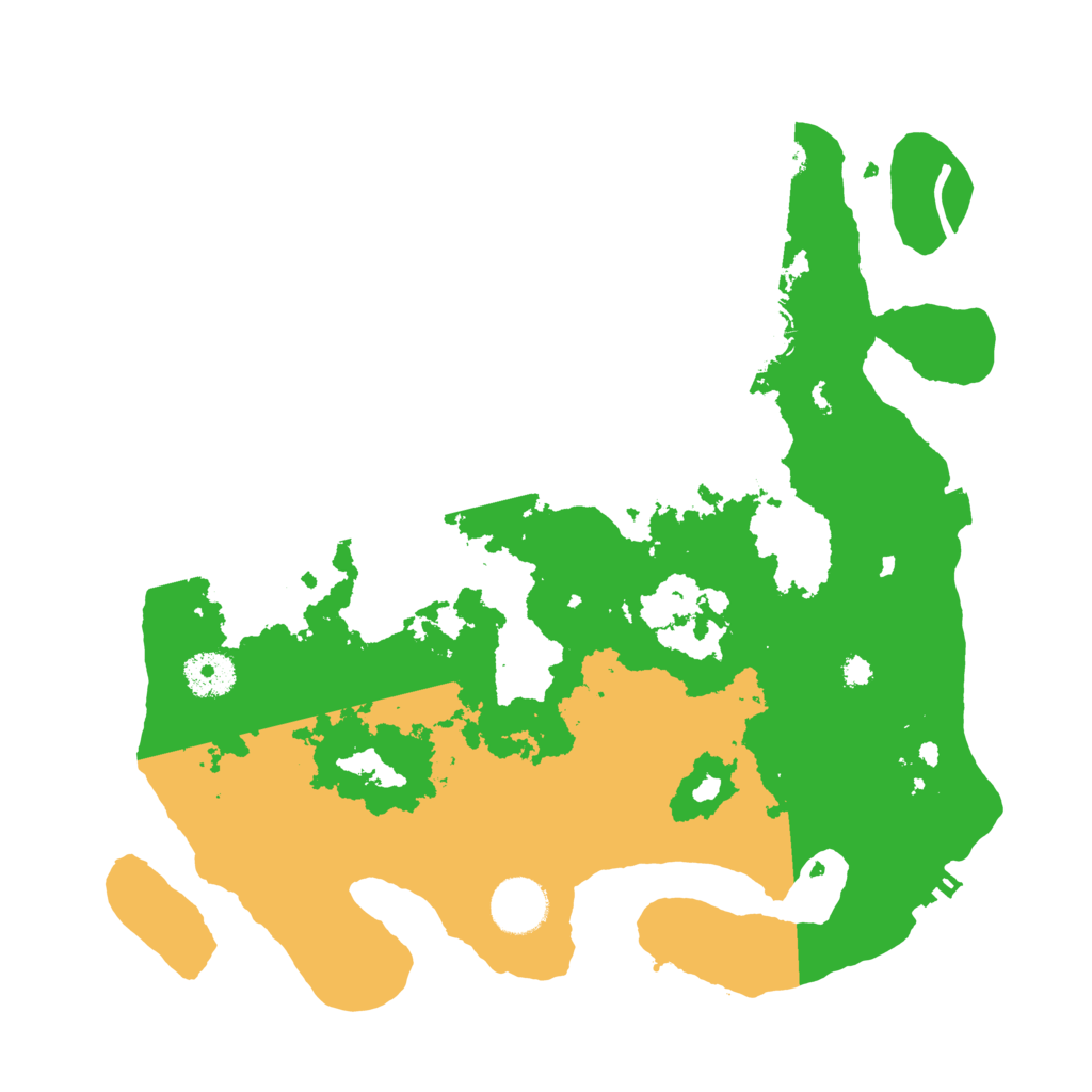 Biome Rust Map: Procedural Map, Size: 3400, Seed: 10346814