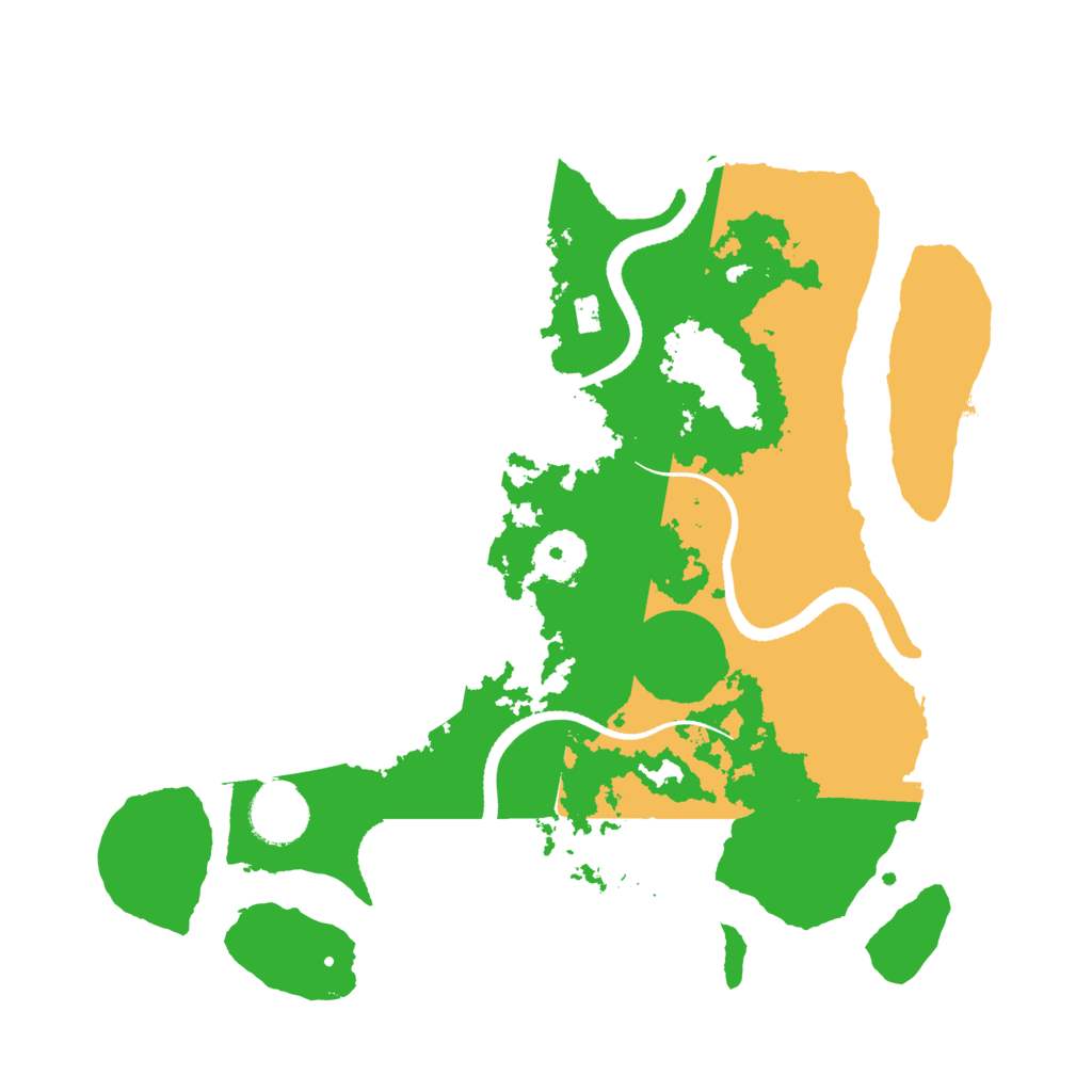 Biome Rust Map: Procedural Map, Size: 3250, Seed: 585288013