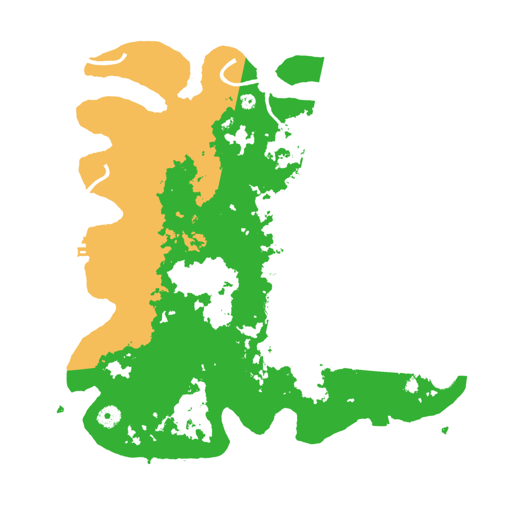 Biome Rust Map: Procedural Map, Size: 3450, Seed: 43406185