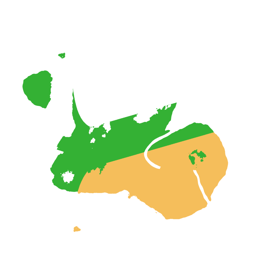 Biome Rust Map: Procedural Map, Size: 2000, Seed: 1382276083