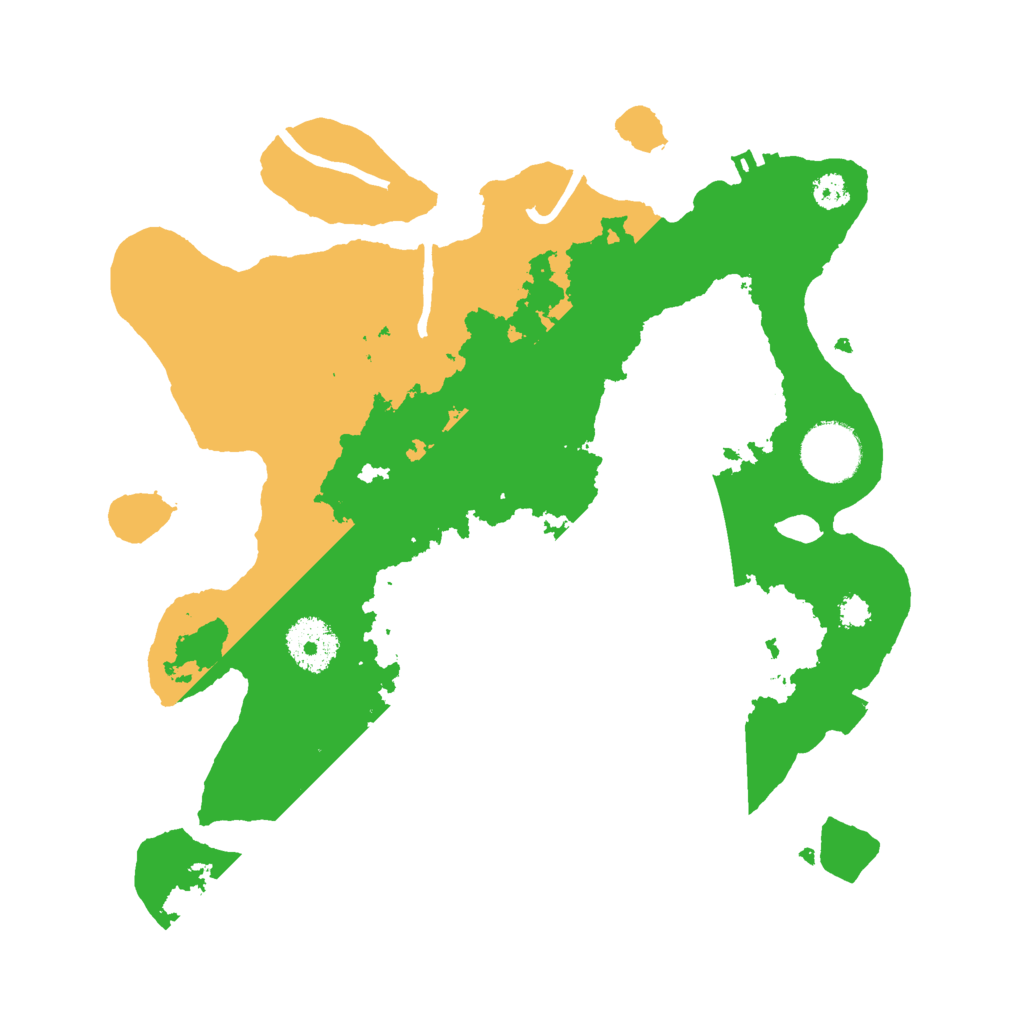 Biome Rust Map: Procedural Map, Size: 3000, Seed: 3015876