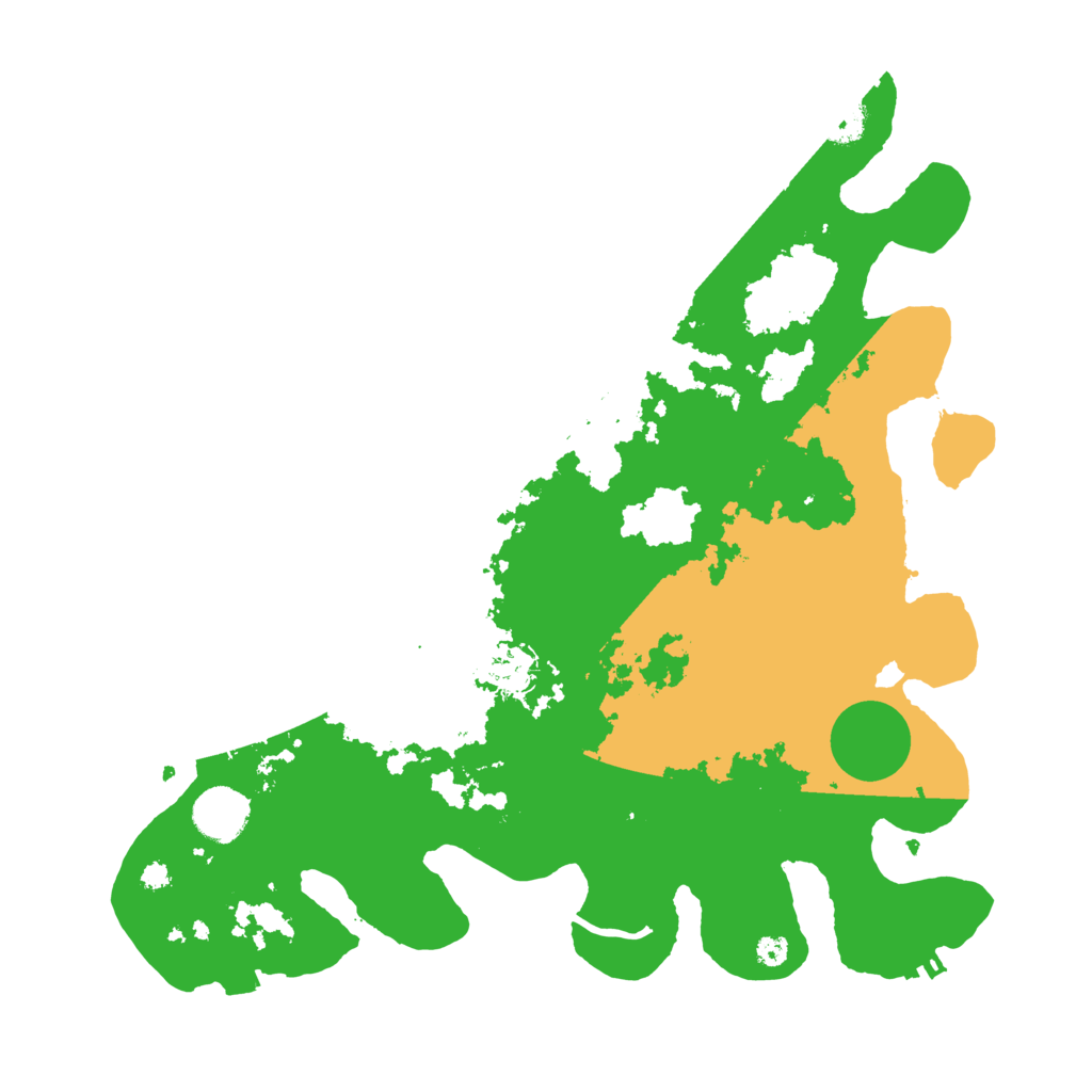 Biome Rust Map: Procedural Map, Size: 3600, Seed: 17561364
