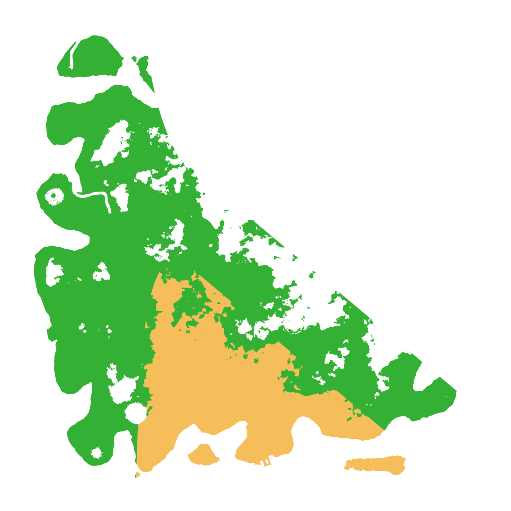 Biome Rust Map: Procedural Map, Size: 4400, Seed: 90839931
