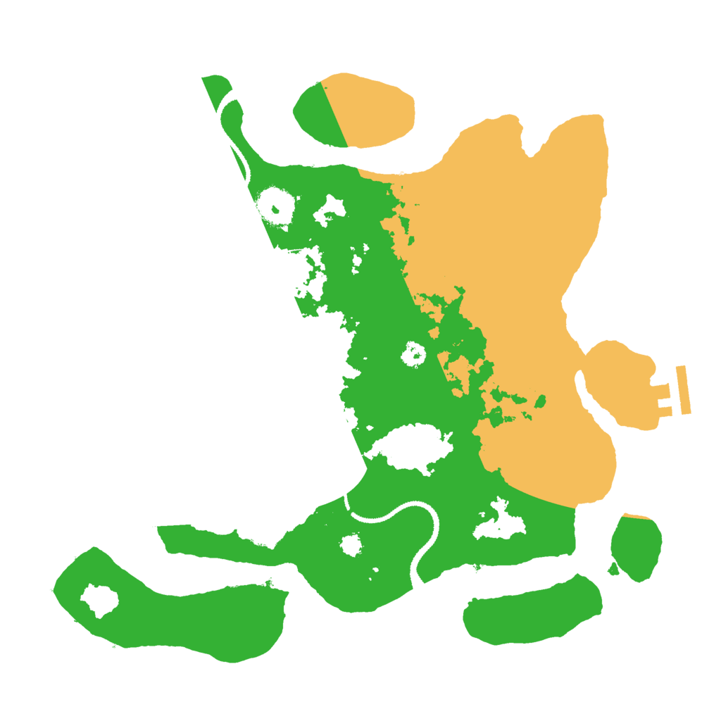 Biome Rust Map: Procedural Map, Size: 3000, Seed: 1176066077