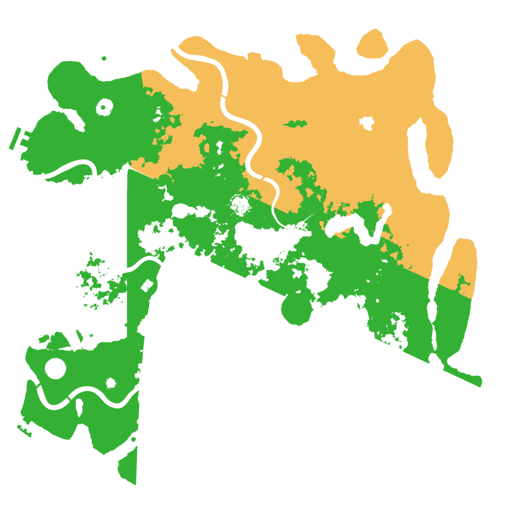 Biome Rust Map: Procedural Map, Size: 4450, Seed: 626