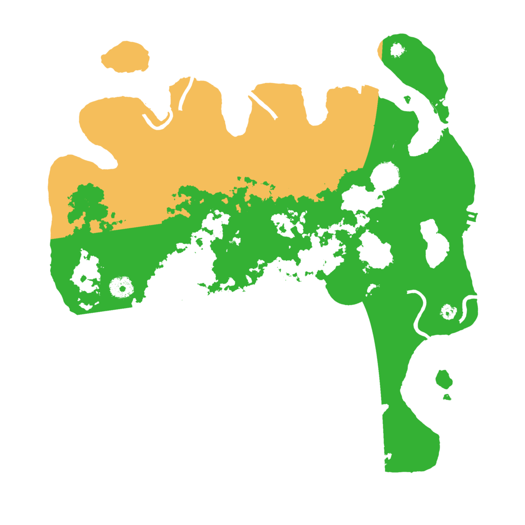 Biome Rust Map: Procedural Map, Size: 3500, Seed: 101773360