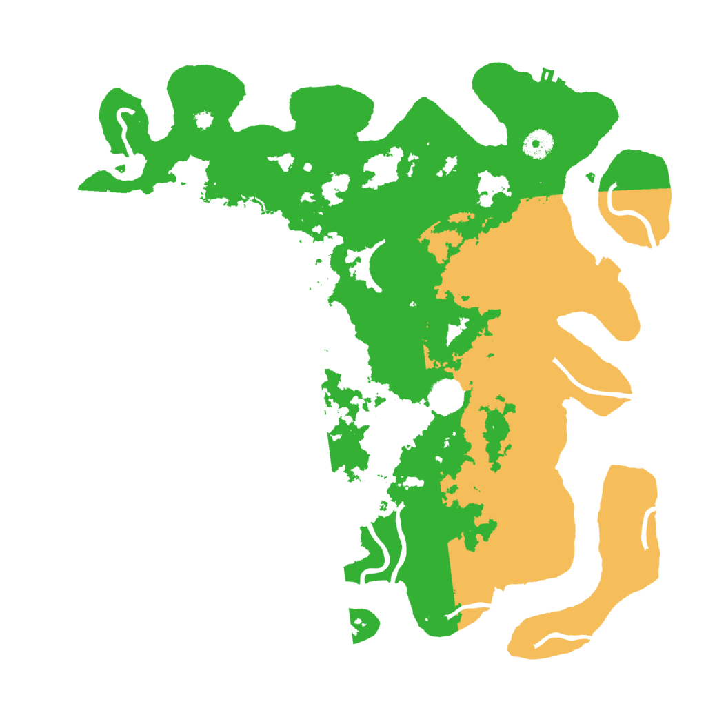Biome Rust Map: Procedural Map, Size: 3650, Seed: 50200845