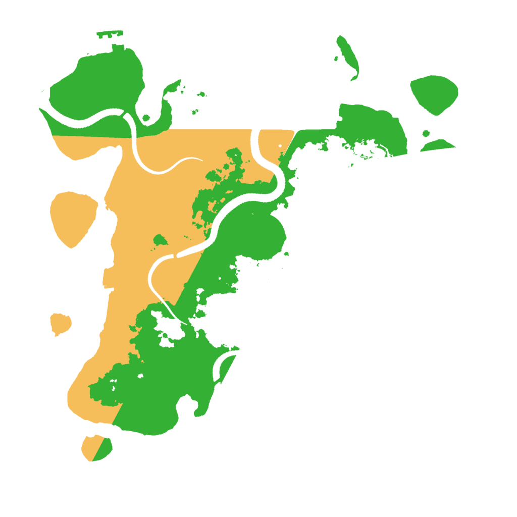 Biome Rust Map: Procedural Map, Size: 3000, Seed: 546540
