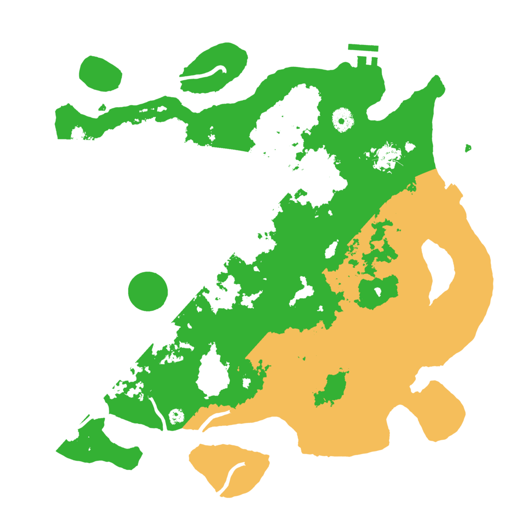Biome Rust Map: Procedural Map, Size: 3500, Seed: 608072129