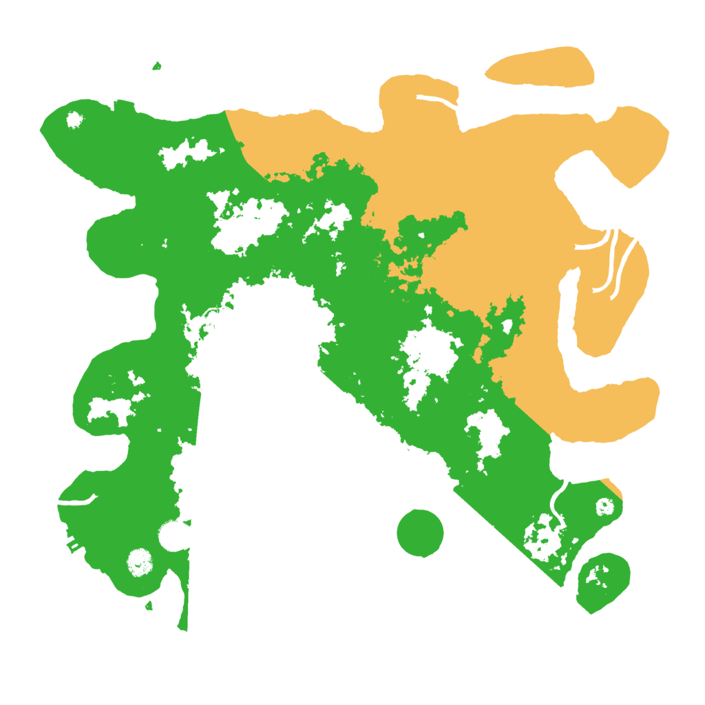 Biome Rust Map: Procedural Map, Size: 4000, Seed: 24521