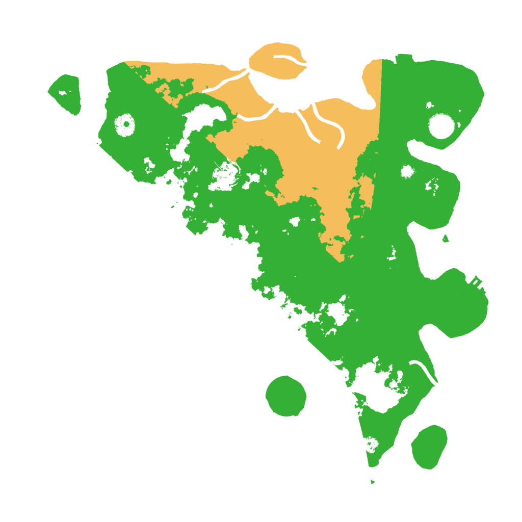 Biome Rust Map: Procedural Map, Size: 3650, Seed: 33964689
