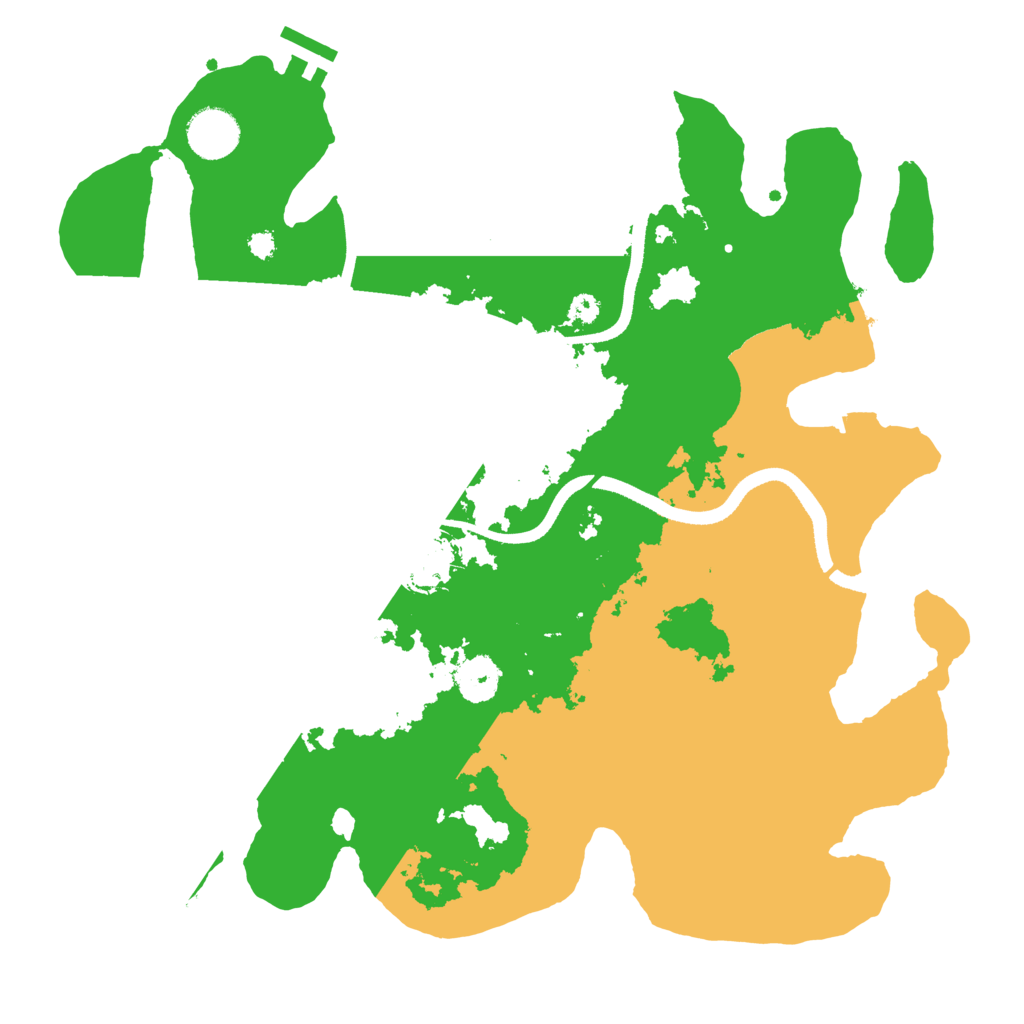 Biome Rust Map: Procedural Map, Size: 3500, Seed: 1914201640