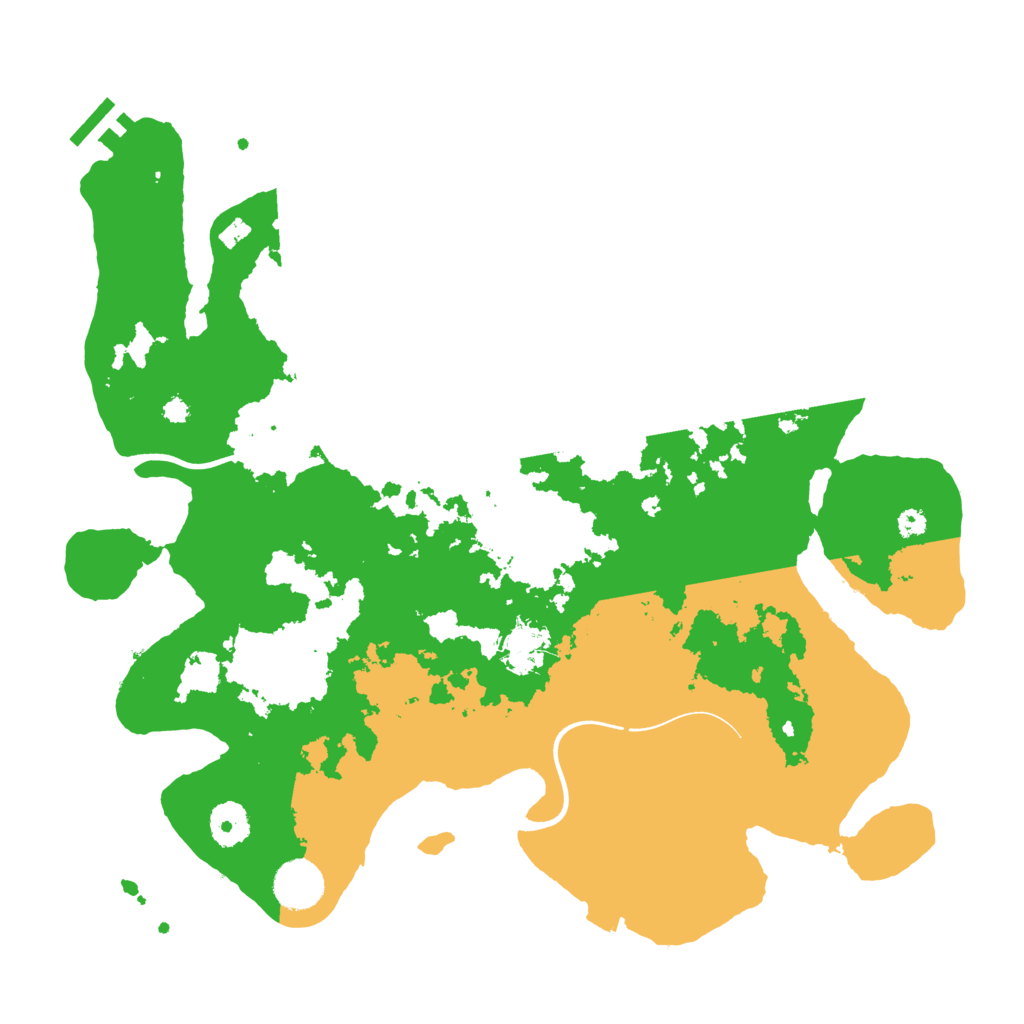 Biome Rust Map: Procedural Map, Size: 3650, Seed: 87041884