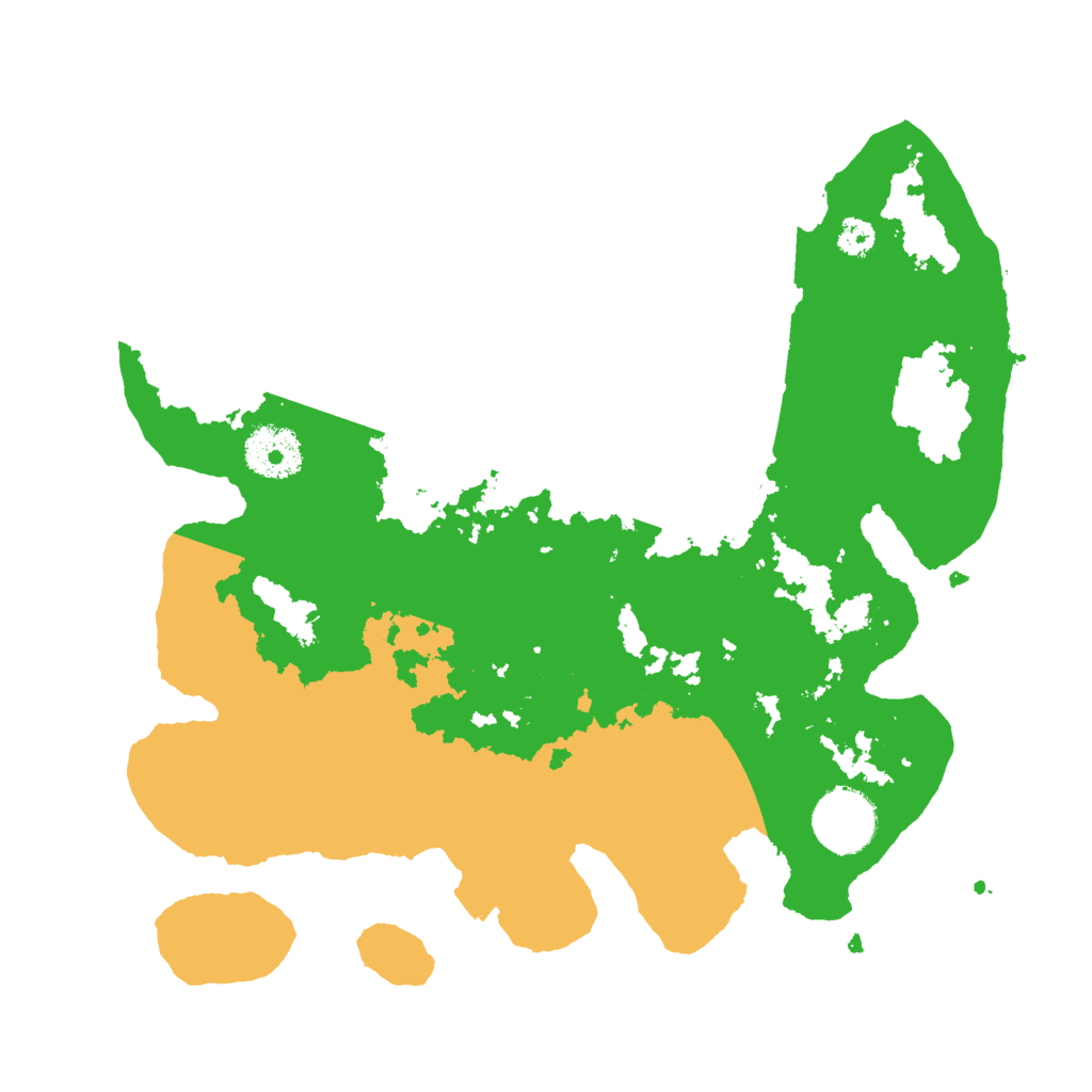 Biome Rust Map: Procedural Map, Size: 3000, Seed: 16169