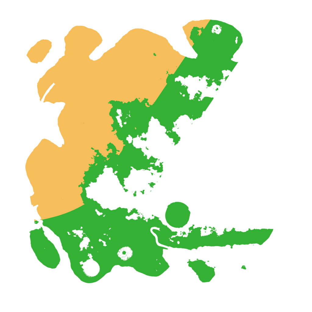 Biome Rust Map: Procedural Map, Size: 3400, Seed: 45780372