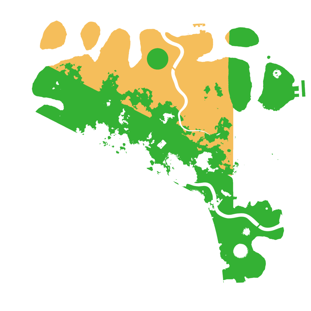 Biome Rust Map: Procedural Map, Size: 3850, Seed: 62930010