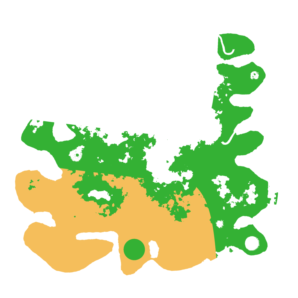 Biome Rust Map: Procedural Map, Size: 3700, Seed: 88634898