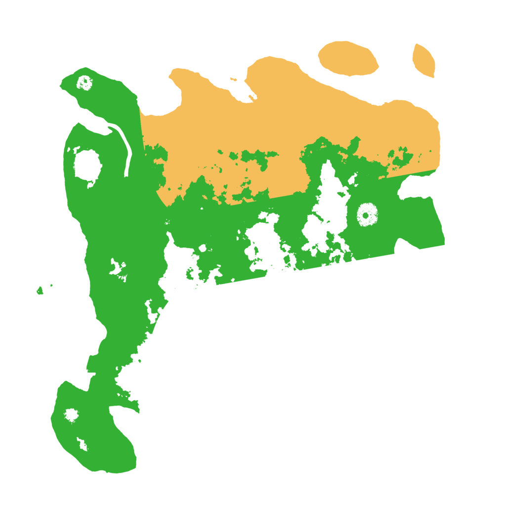 Biome Rust Map: Procedural Map, Size: 3400, Seed: 14309030