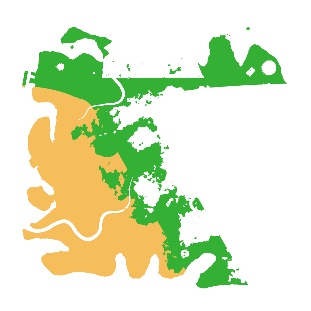 Biome Rust Map: Procedural Map, Size: 3750, Seed: 73990355