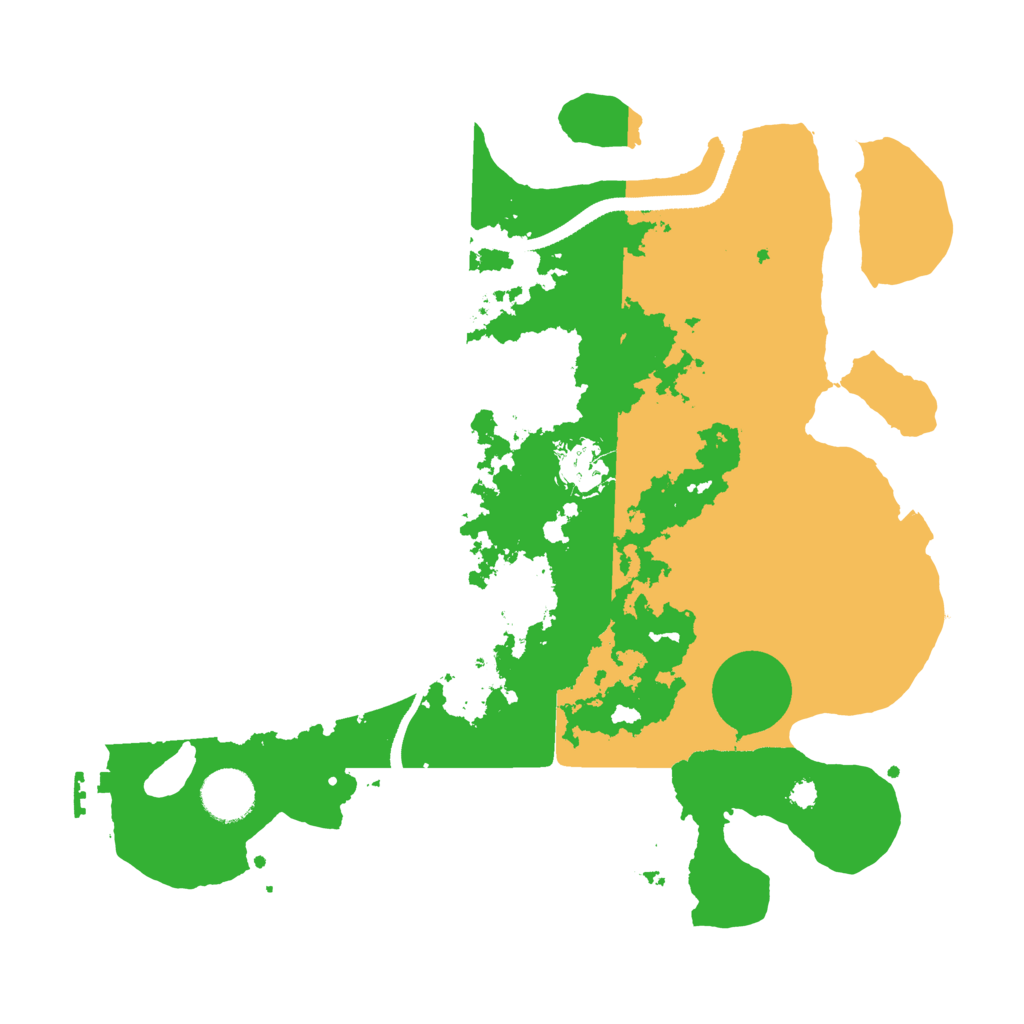 Biome Rust Map: Procedural Map, Size: 3400, Seed: 81805572