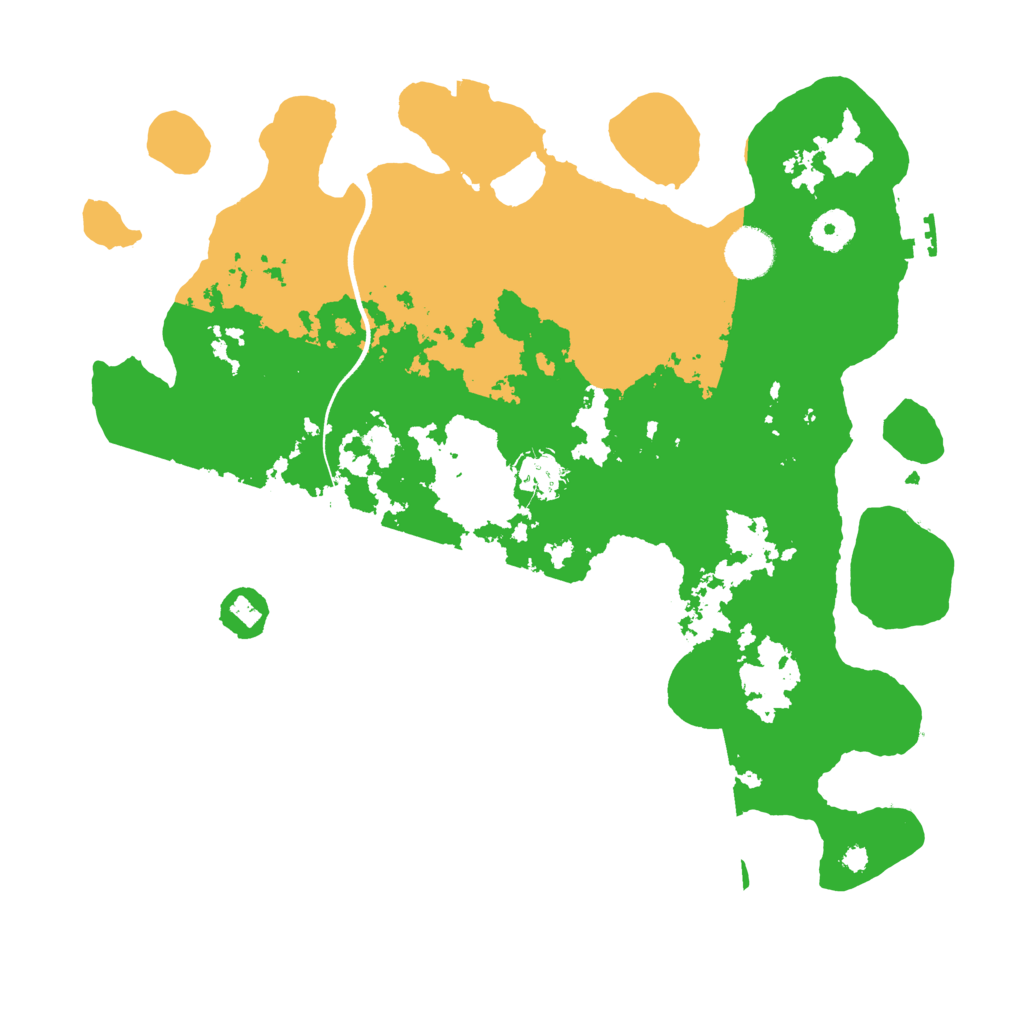 Biome Rust Map: Procedural Map, Size: 3650, Seed: 92347256