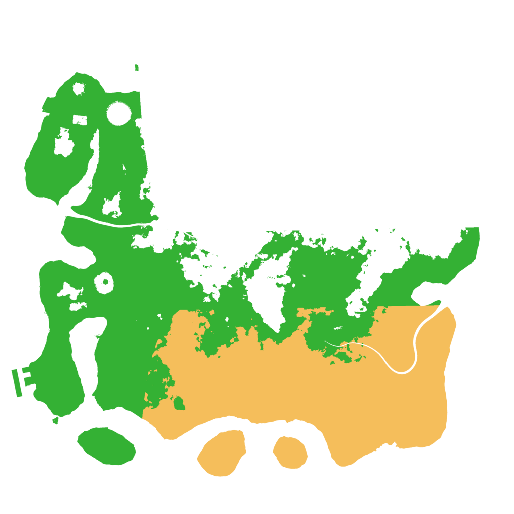 Biome Rust Map: Procedural Map, Size: 3800, Seed: 1313729441