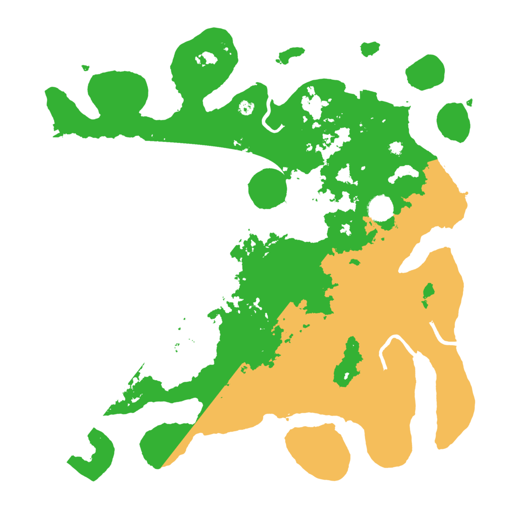 Biome Rust Map: Procedural Map, Size: 3550, Seed: 65689697