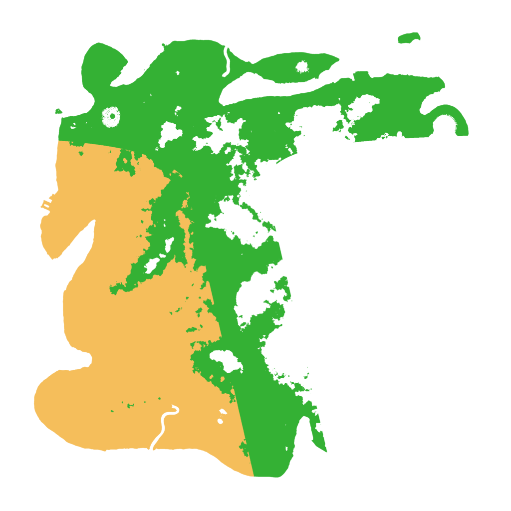 Biome Rust Map: Procedural Map, Size: 3900, Seed: 40006362