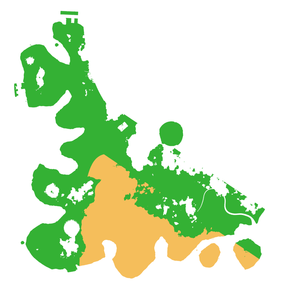 Biome Rust Map: Procedural Map, Size: 3400, Seed: 98843452