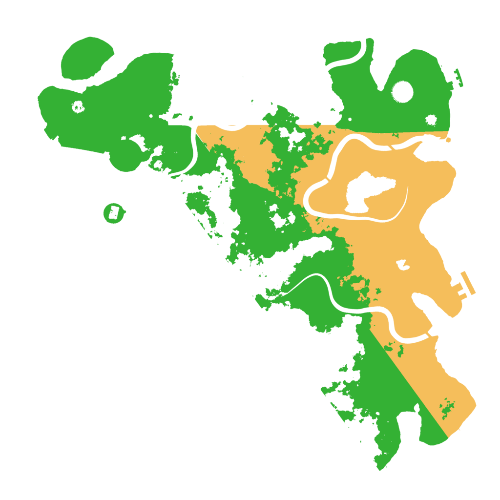 Biome Rust Map: Procedural Map, Size: 4100, Seed: 84117534