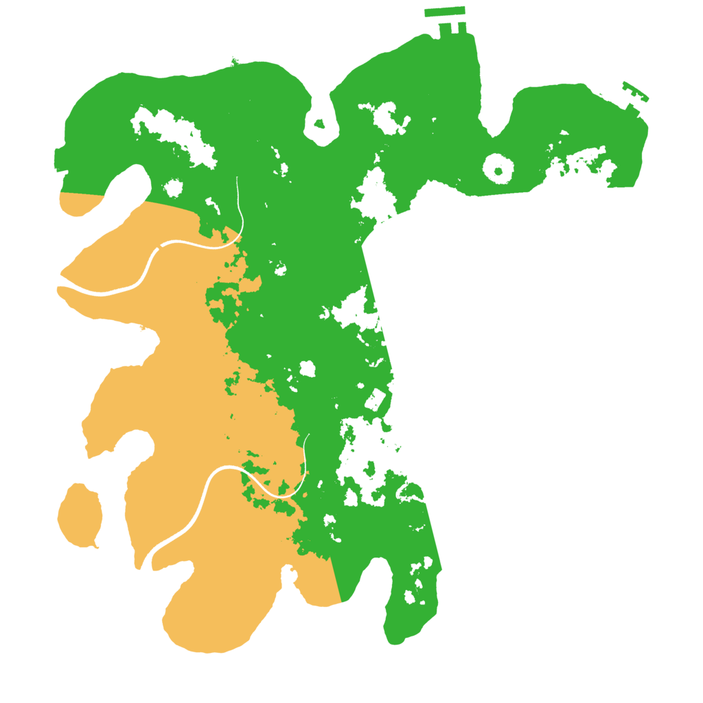 Biome Rust Map: Procedural Map, Size: 3500, Seed: 96794180
