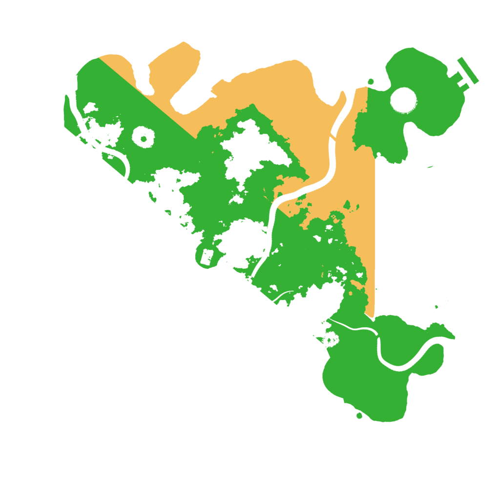 Biome Rust Map: Procedural Map, Size: 3400, Seed: 72681044