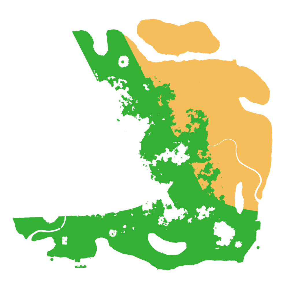 Biome Rust Map: Procedural Map, Size: 3950, Seed: 72574616