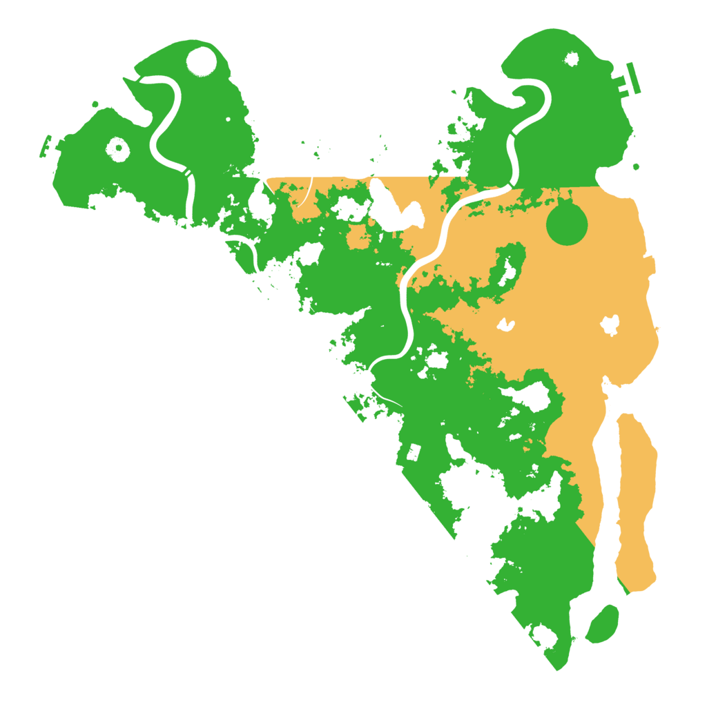 Biome Rust Map: Procedural Map, Size: 4500, Seed: 2051891136