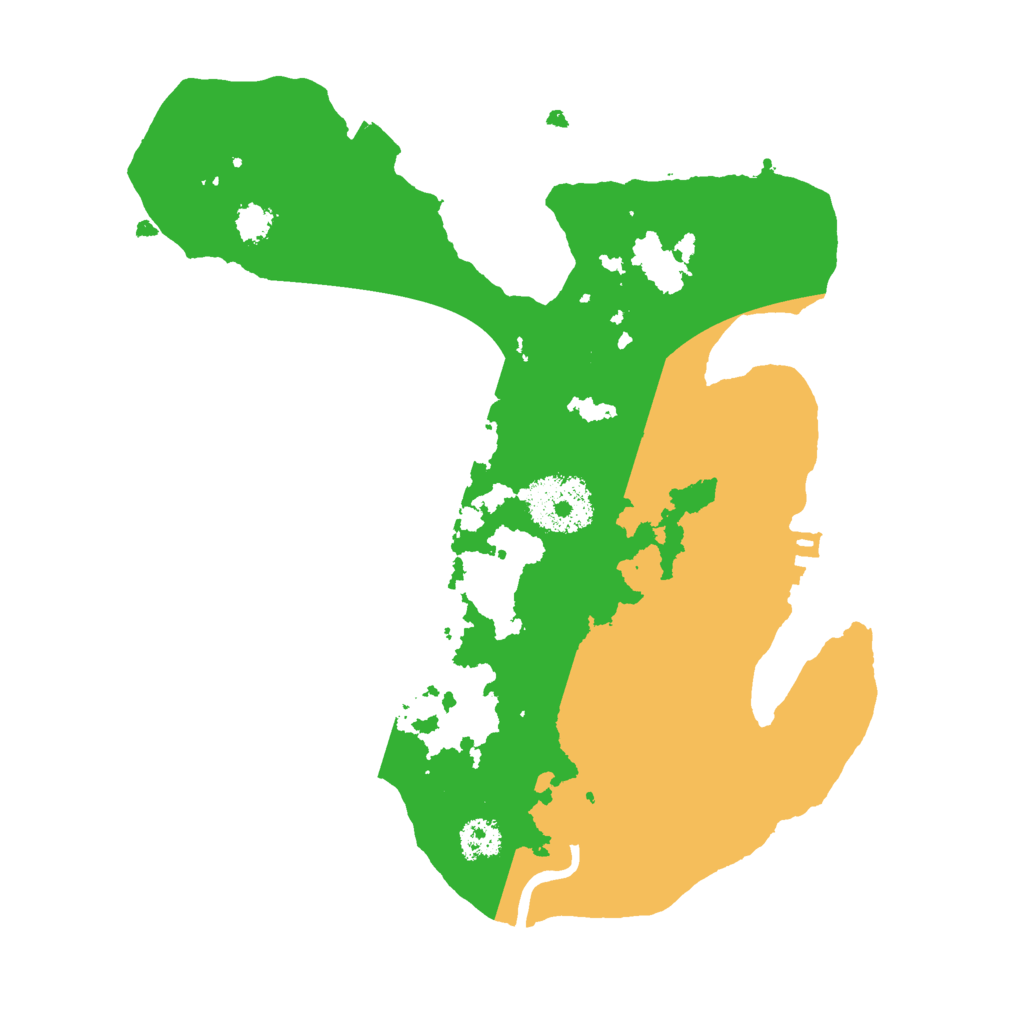 Biome Rust Map: Procedural Map, Size: 2500, Seed: 765290722