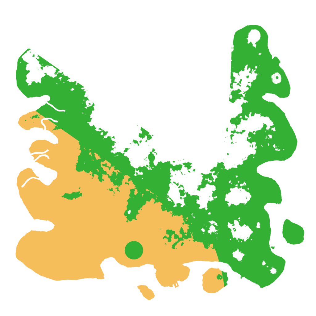 Biome Rust Map: Procedural Map, Size: 4550, Seed: 1555555554