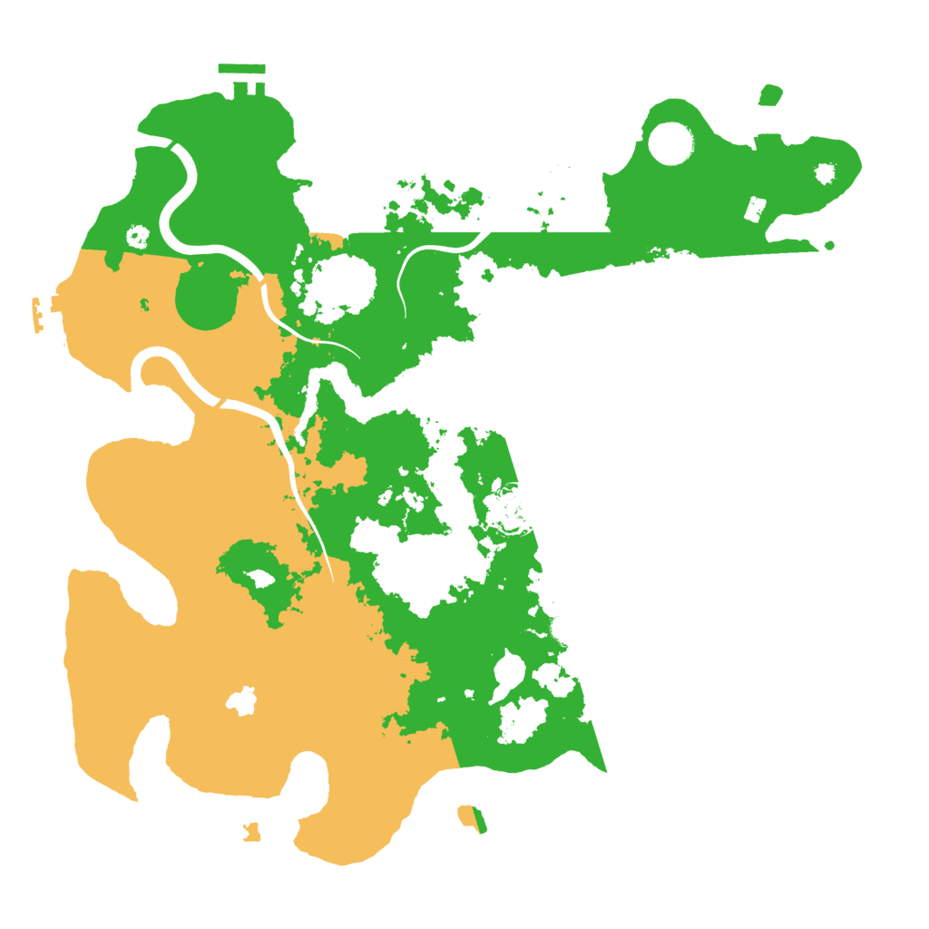 Biome Rust Map: Procedural Map, Size: 4000, Seed: 3325